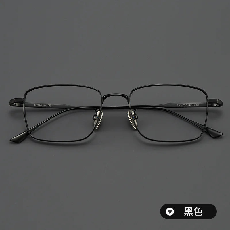 Zirosat Women's Full Rim Square Titanium Eyeglasses 190869