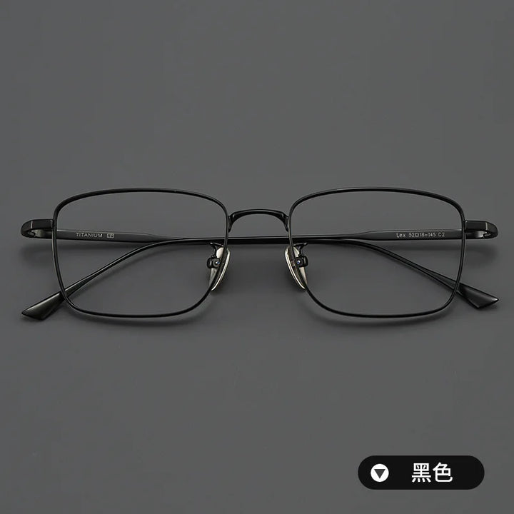Zirosat Women's Full Rim Square Titanium Eyeglasses 190869