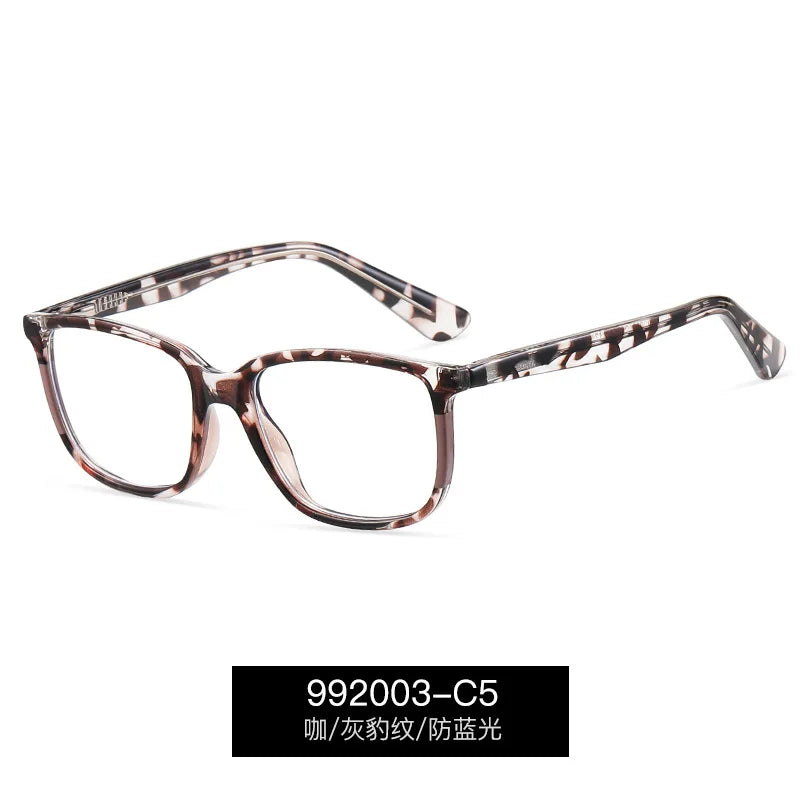 Reven Jate Unisex Youth's Full Rim Square Tr 90 Alloy Eyeglasses 992003