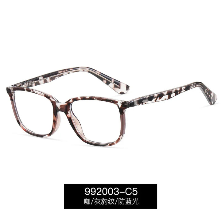 Reven Jate Unisex Youth's Full Rim Square Tr 90 Alloy Eyeglasses 992003