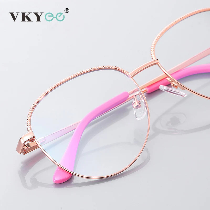 Vicky Women's Full Rim Square Alloy Reading Glasses 3036 Reading Glasses Vicky   