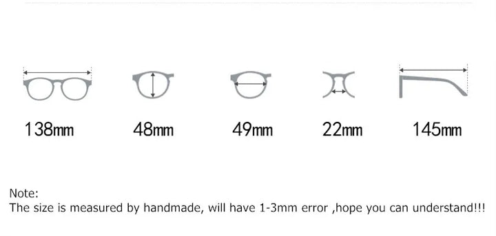 Aimee Women's Full Rim Polygonal Titanium Acetate Eyeglasses 13848