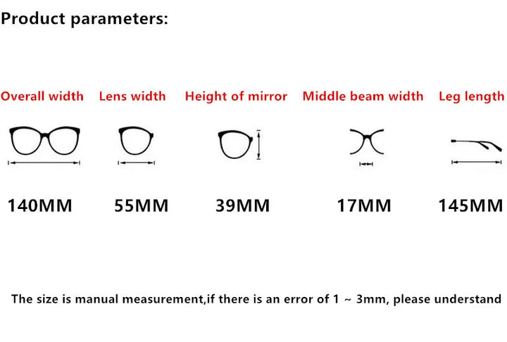 Nobler Unisex Full Rim Square Acetate Eyeglasses 5663 Full Rim Nobler   