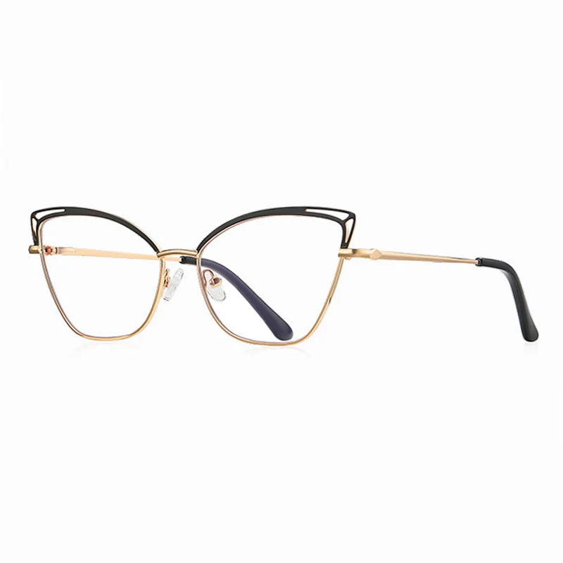 Ralfterty Women's Full Rim Oval Cat Eye Alloy Eyeglasses 883038