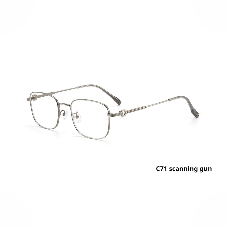 Momoja Unisex Full Rim Square Alloy Eyeglasses 758232