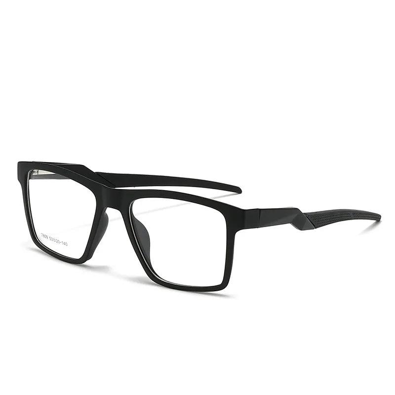 Muzz 78090 men's square ultra-light TR-90 prescription eyeglasses — view 5
