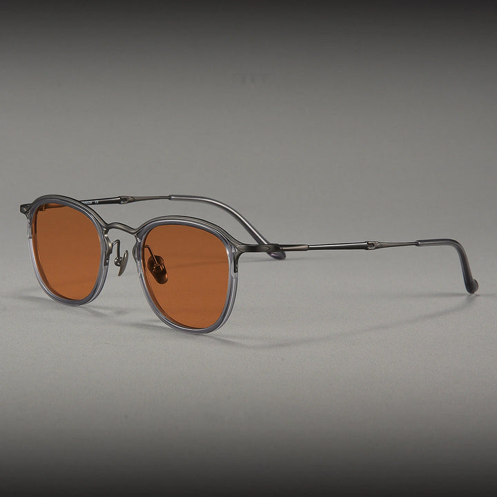 Blackmask Men Full Rim Square Titanium Polarized Sunglasses BM-3118S