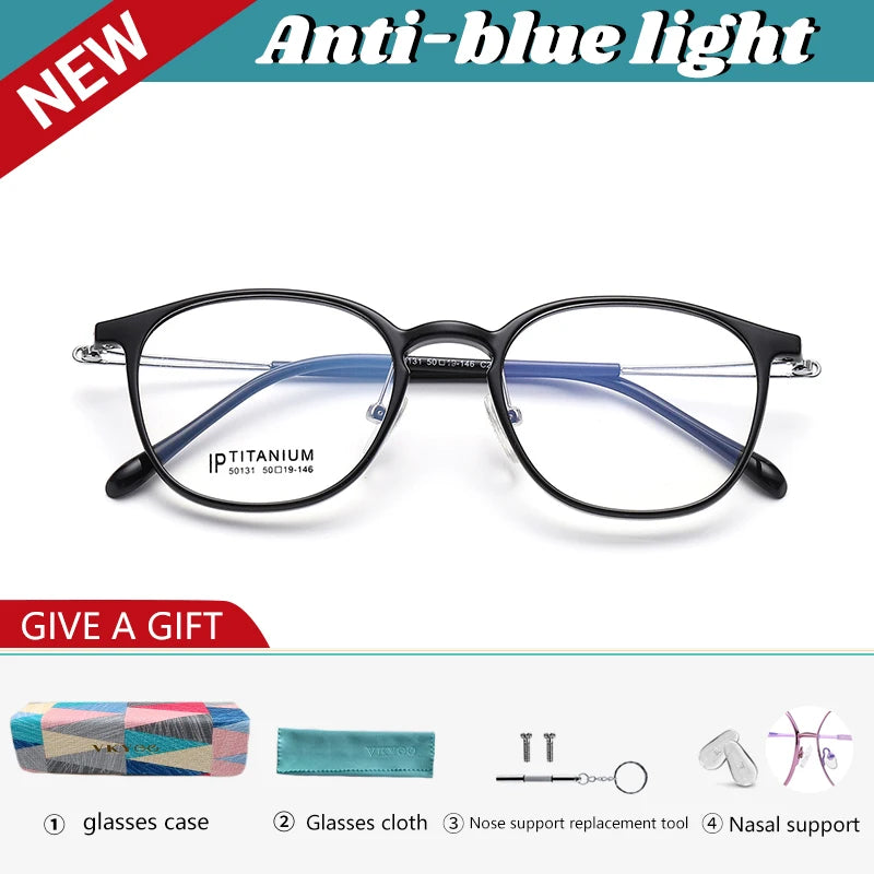 Vicky Women's Full Rim Oval Round Tr 90 Titanium Reading Glasses 50131