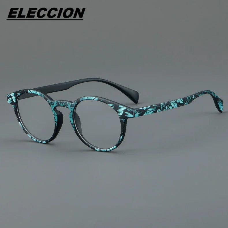 Eleccion Women's Full Rim Round Tr 90 Eyeglasses 8802 Full Rim Eleccion C 3 CHINA