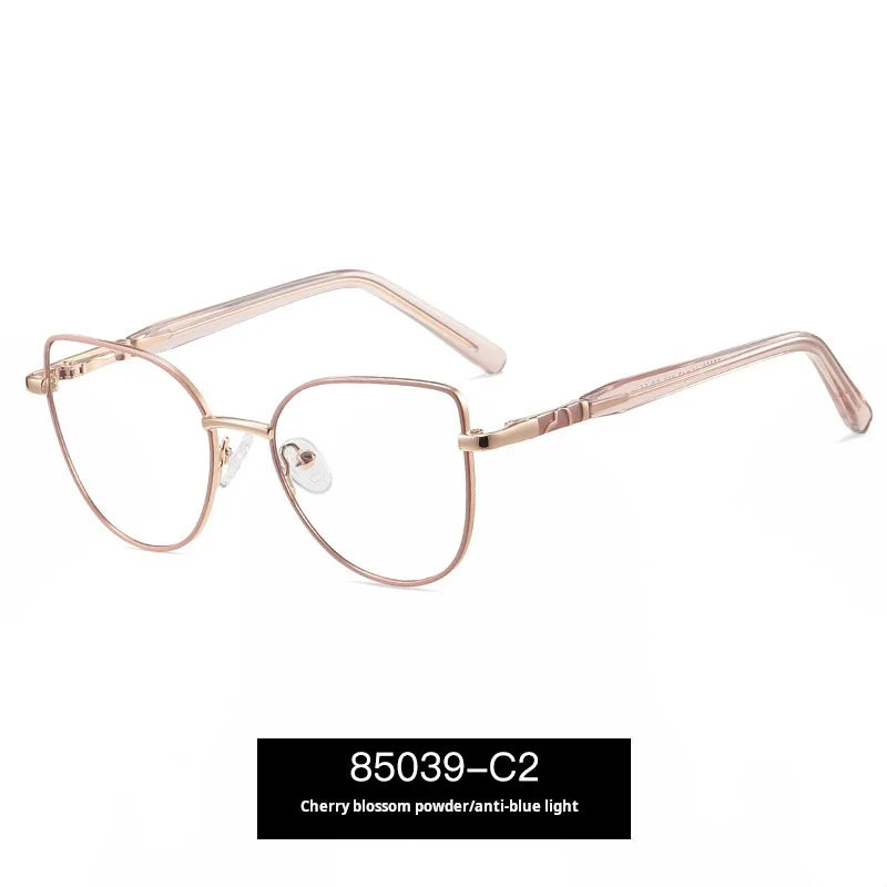 Xbora Unisex Full Rim Classic Pure Titanium Eyeglasses 85039 — view 9 | Xbora at FuzWeb
