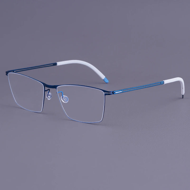 Bobbie Men Full Rim Square Titanium Eyeglasses V460