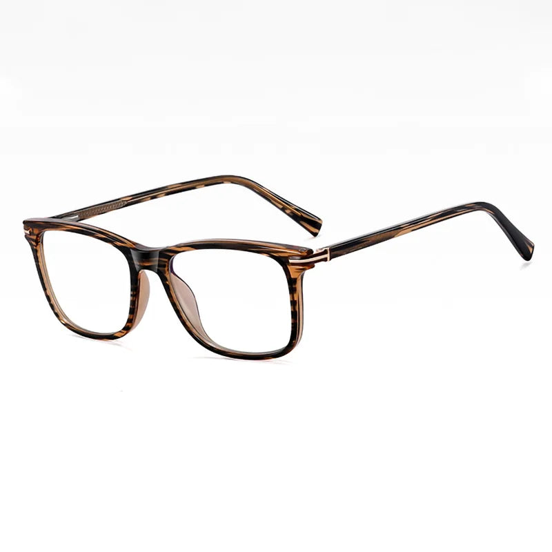 Ralferty Women's Full Rim Square Tr 90 Titanium Eyeglasses 8963551