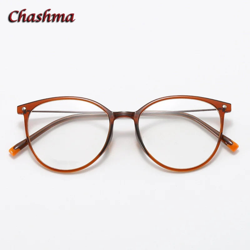 Chashma Ochki Unisex Full Rim Round Ultem Eyeglasses 2155 Full Rim Chashma Ochki   