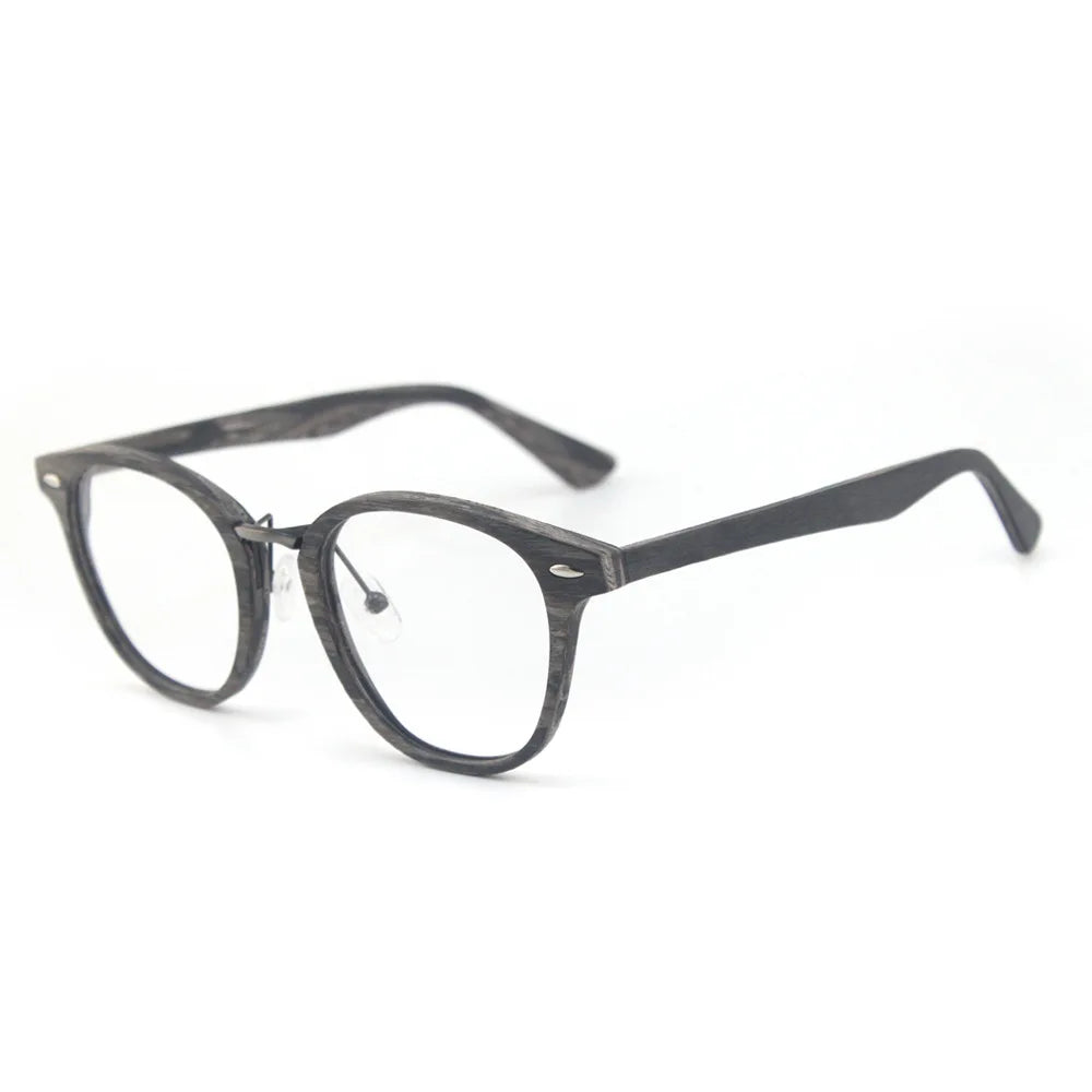 Hdcrafter Mens Full Rim Round Acetate Titanium Frames 535500 — view 7 | Hdcrafter Eyeglasses at FuzWeb