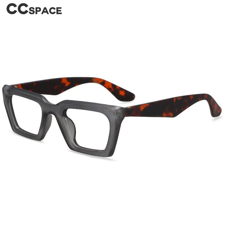 CCSpace Unisex Full Rim Square Cat Eye Tr 90 Eyeglasses 55871 Full Rim CCspace   