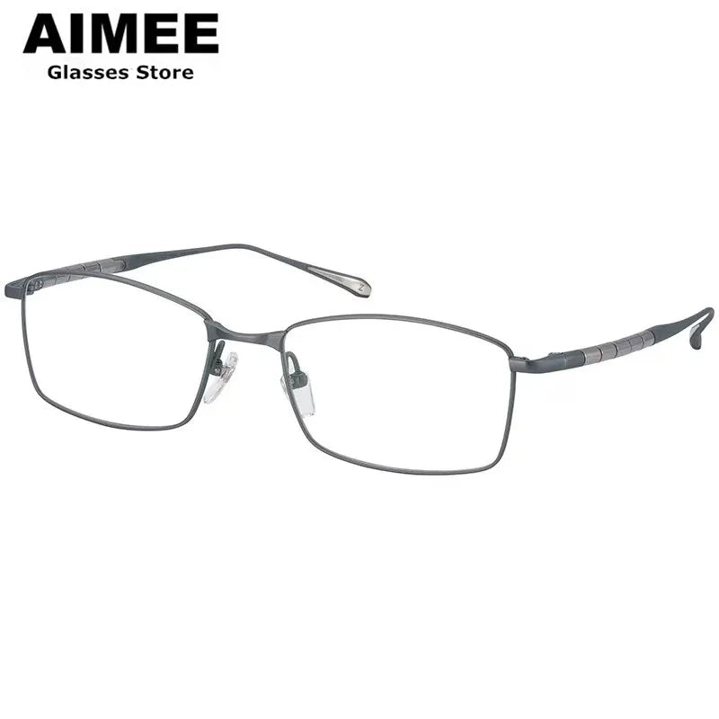 Aimee Women's Full Rim Square Titanium Eyeglasses 327019