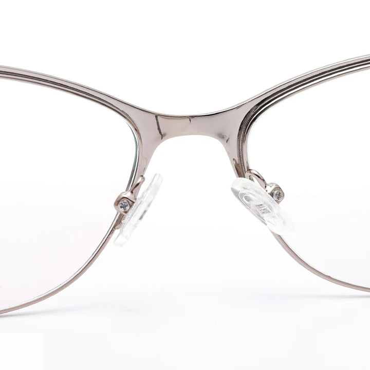 Muzz 76827 women's cat eye alloy prescription eyeglasses — view 7
