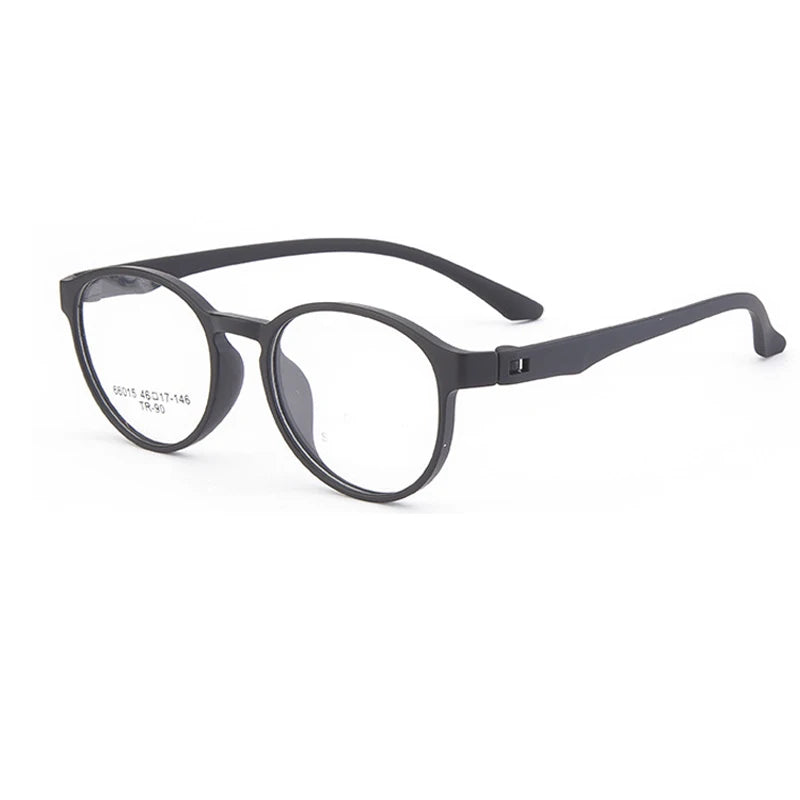 Kocolior Unisex Full Rim Oval Tr 90 Acetate Hyperopic Reading Glasses 66015 Reading Glasses Kocolior Black 0 