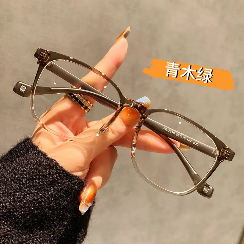 Zirosat Unisex Full Rim Round TR90 Prescription Eyeglasses 22315 - view 8