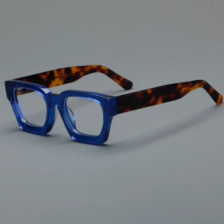 CCspace Women's Full Rim Brow Line Square Acetate Reading Glasses 311022