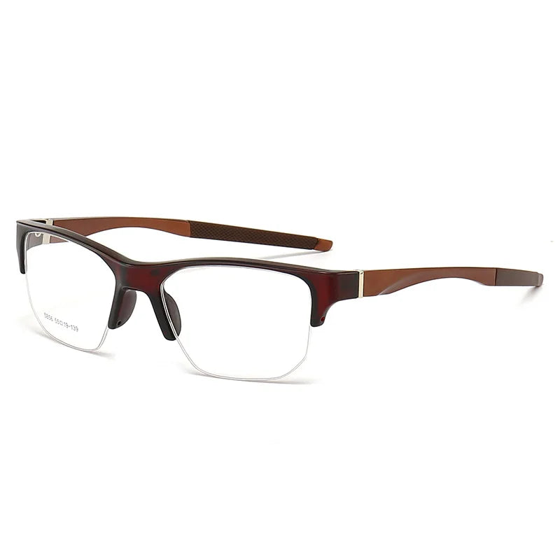 Muzz 58560 men's semi rim sports prescription eyeglasses — view 23