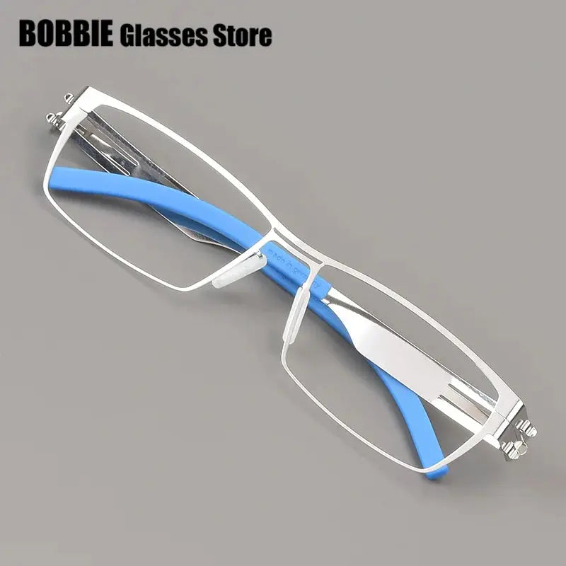 Bobbie Full Rim 508300 Unisex Square Screwless Titanium Frames FuzWeb