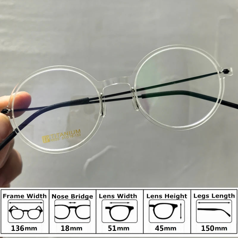 Bobbie Unisex Full Rim Square Acetate Eyeglasses 65-Series