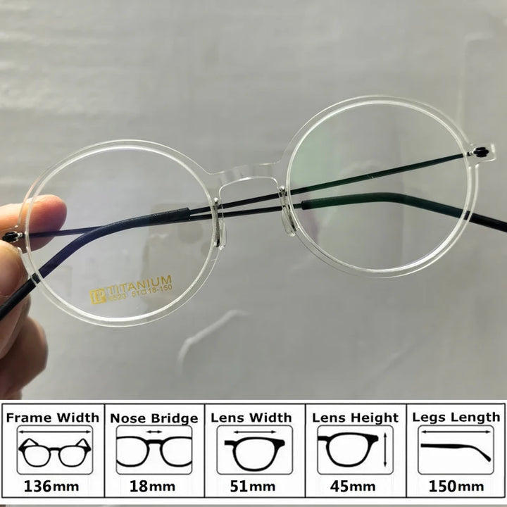 Bobbie Unisex Full Rim Square Acetate Eyeglasses 65-Series