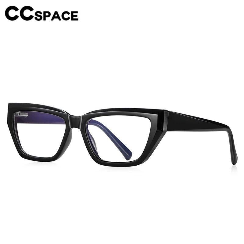 CCSpace Women's Full Rim Square Cat Eye Tr 90 Eyeglasses 56598 Full Rim CCspace   