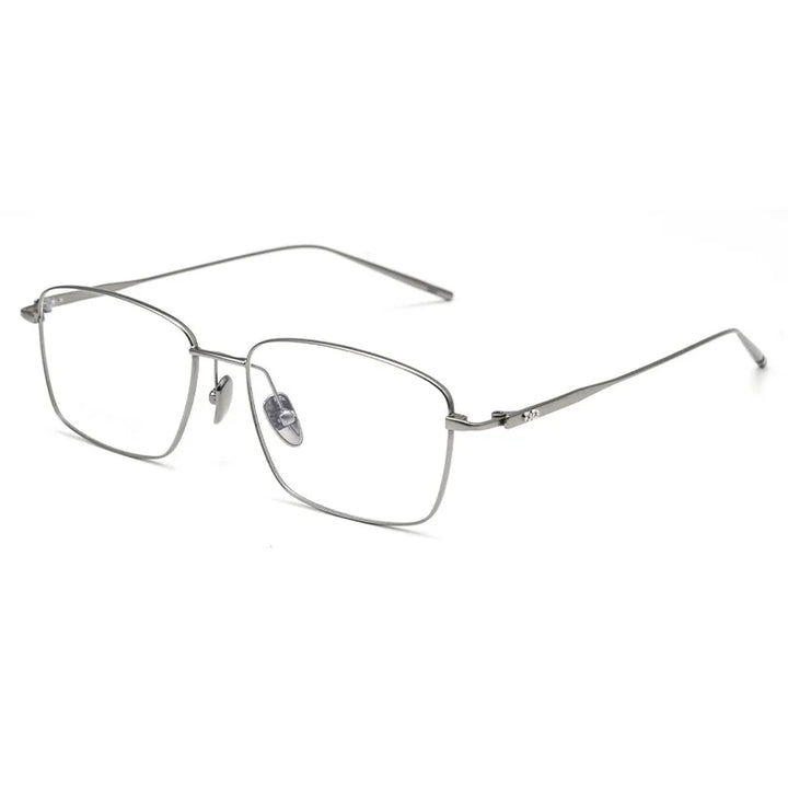 Xbora Unisex Full Rim Polygon Square Titanium Eyeglasses 177556