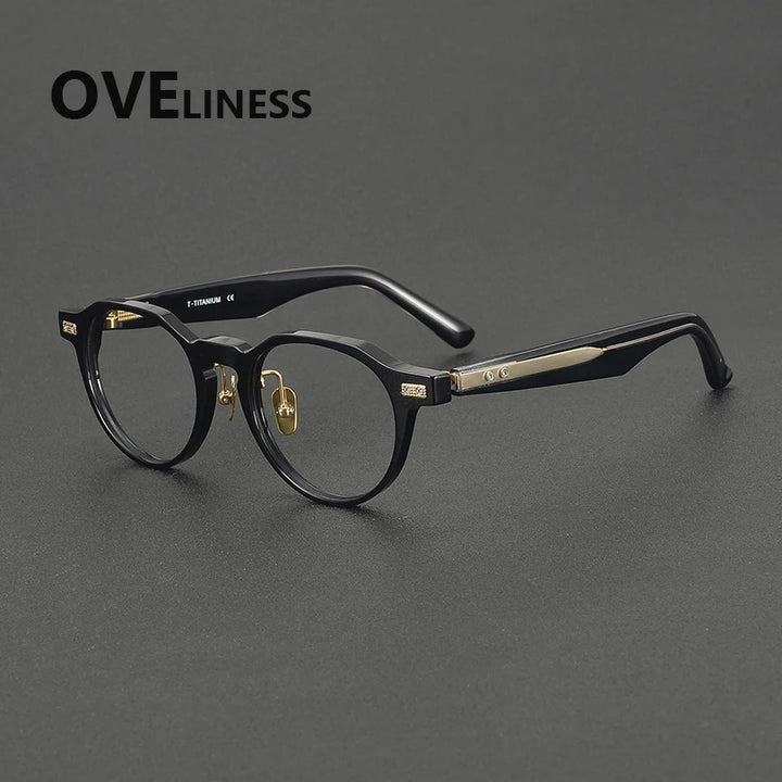 Oveliness Unisex Full Rim Round Oval Acetate Eyeglasses 322750