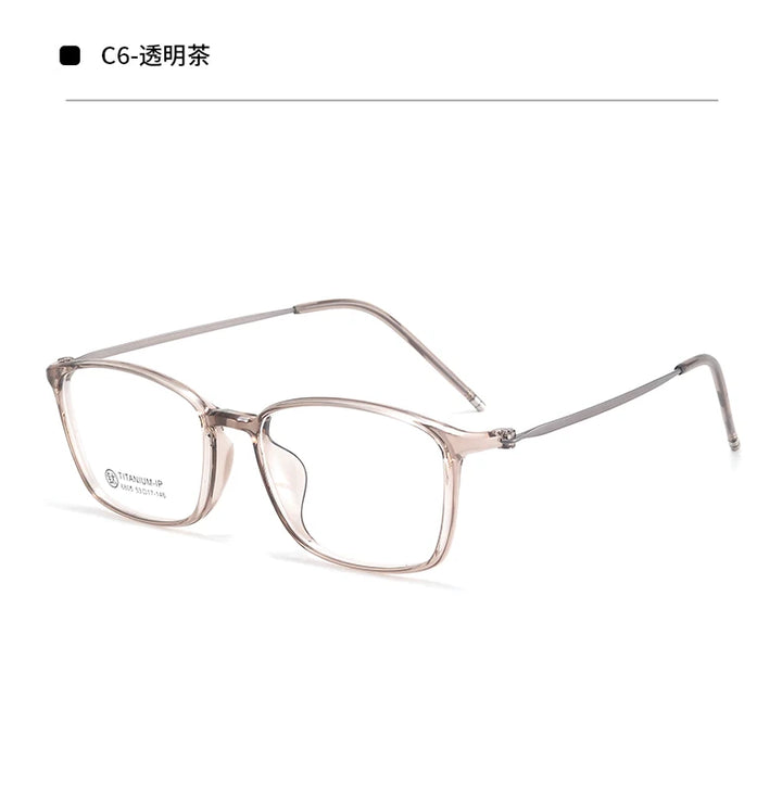 Bclear Unisex Full Rim Square TR90 Eyeglasses MY-6805