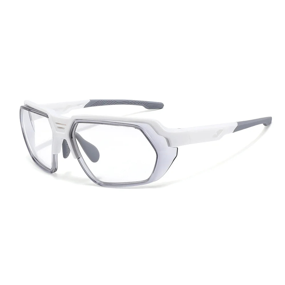 Xbora Unisex Full Rim Polygon Square Tr 90 Tpee Sport Eyeglasses 50601