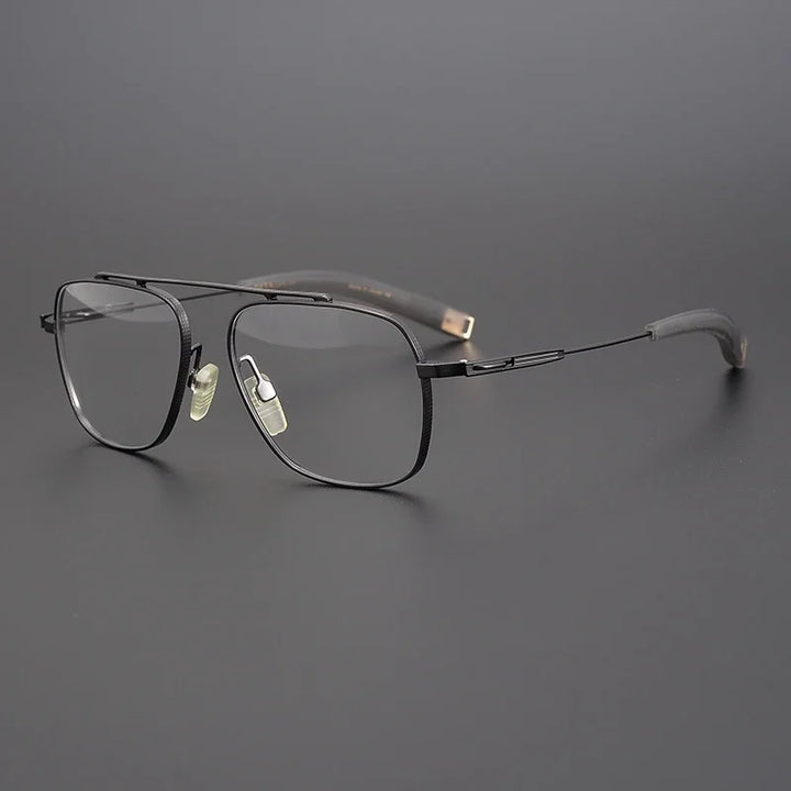 Aror Men's Full Rim Square Titanium Eyeglasses 199105