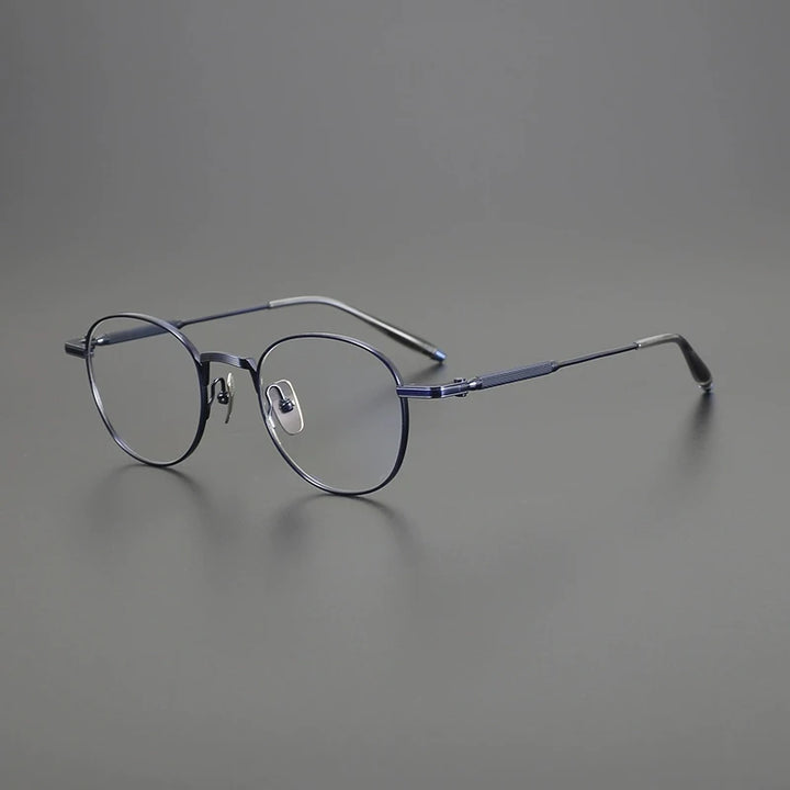 Gatenac Unisex Full Rim Round Square Titanium Eyeglasses G8829