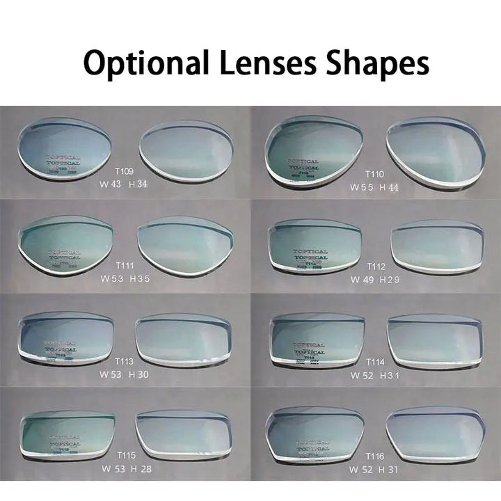 Handoer Women's Rimless Flat Top Oval Titanium Eyeglasses 113636