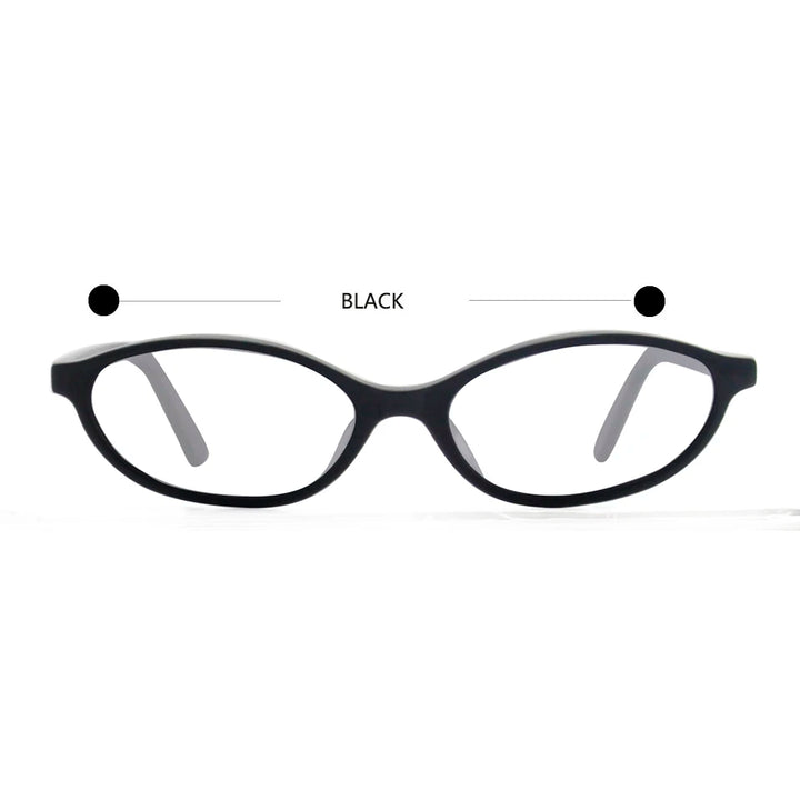 Esnbie Unisex Full Rim Oval Rectangle Acetate Eyeglasses 424078