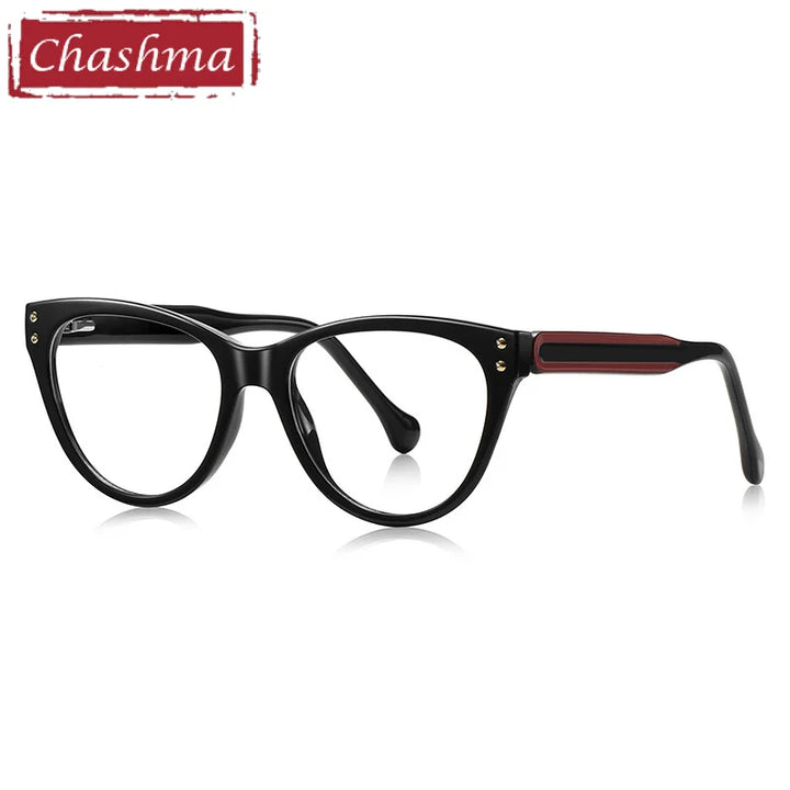 Chashma Ottica Women's Full Rim Cat Eye Tr 90 Titanium Eyeglasses 474102