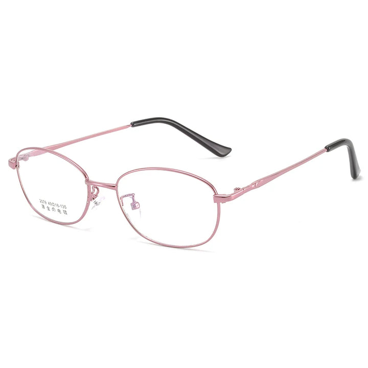 Bclear Women's Full Rim Small Oval Square Alloy Eyeglasses My2079 Full Rim Bclear Pink  