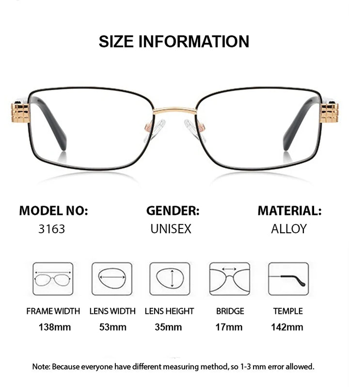 Chashma Ochki Women's Full Rim Square Tr 90 Alloy Eyeglasses 883163