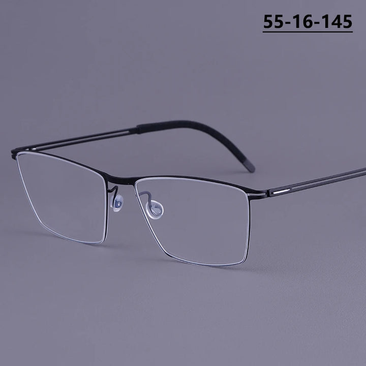 Bobbie Men Full Rim Square Titanium Eyeglasses V460