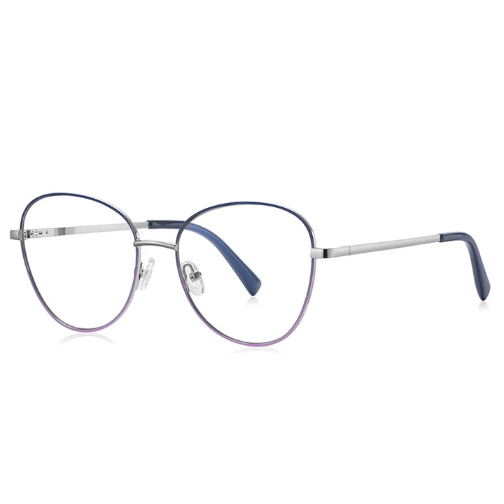 Vicky Unisex Full Rim Oval Stainless Steel Reading Glasses 3091 Reading Glasses Vicky PFD3091-C3 Prescription custom 
