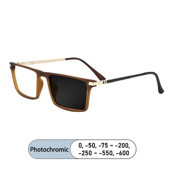 Kocolior Women's Full Rim Square TR 90 Alloy Photochromic Reading Glasses 726092