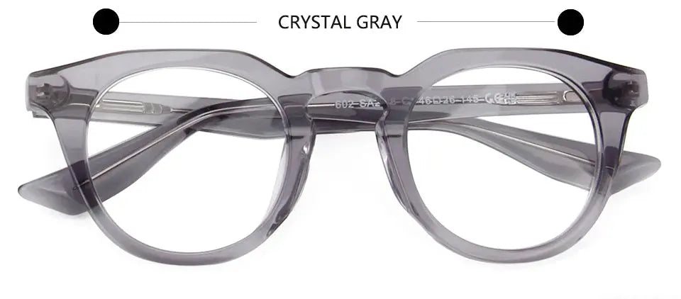Esnbie 602218 Unisex Full Rim Square Round Acetate Frames FuzWeb
