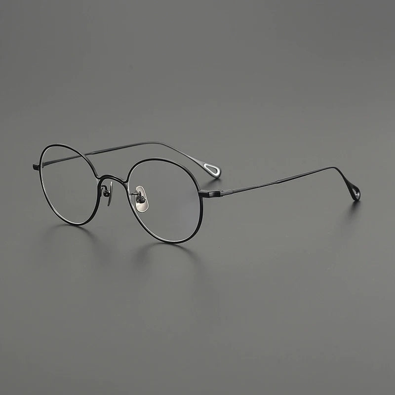 Gatenac Women's Full Rim Oval Square Titanium Eyeglasses G9140