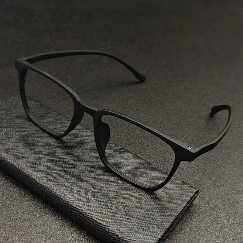 Kocolior Unisex Full Rim Square Tr 90 Acetate Hyperopic Reading Glasses 7120 Reading Glasses Kocolior   