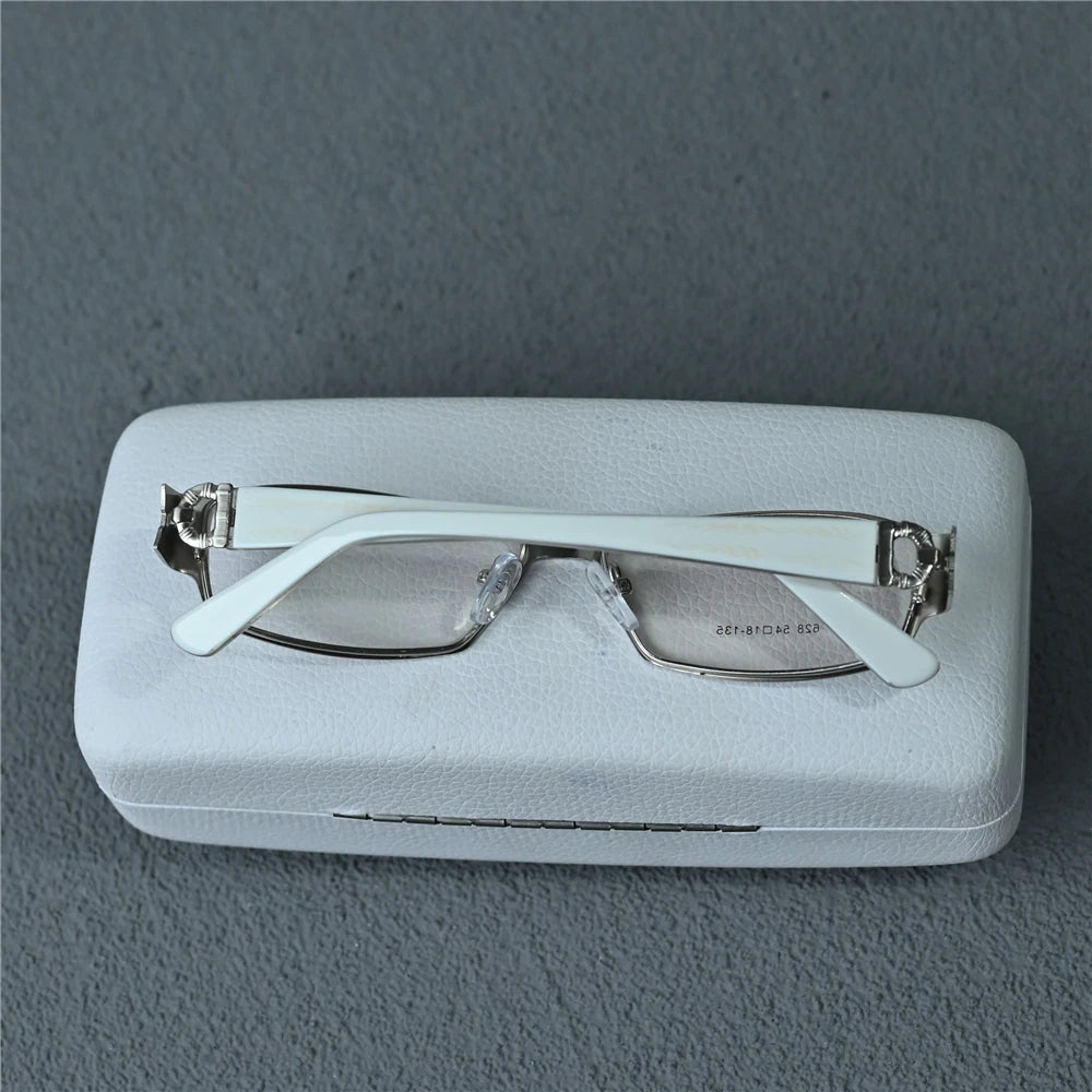 Cubojue Unisex Full Rim Rectangle Alloy Reading Glasses C628 Reading Glasses Cubojue   