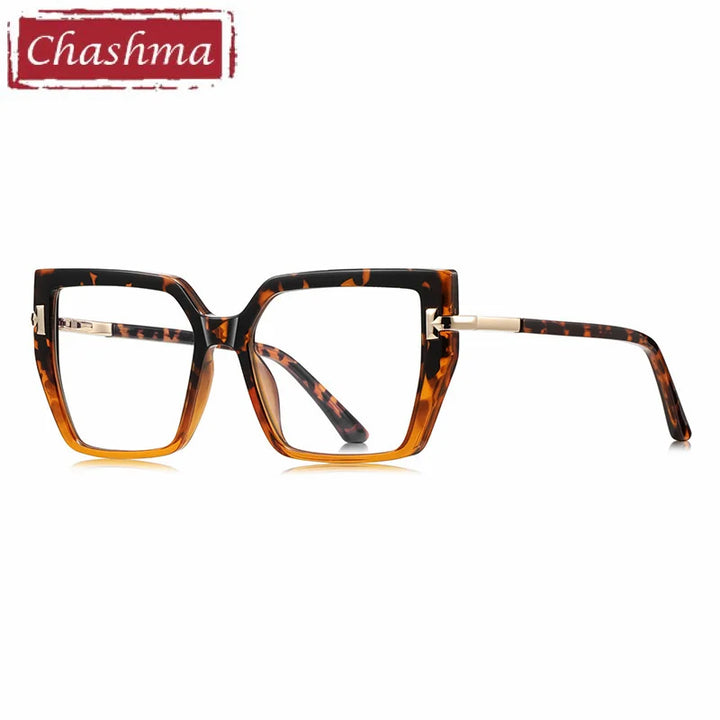 Chashma Ochki Women's Full Rim Square Tr 90 Alloy Eyeglasses 882267