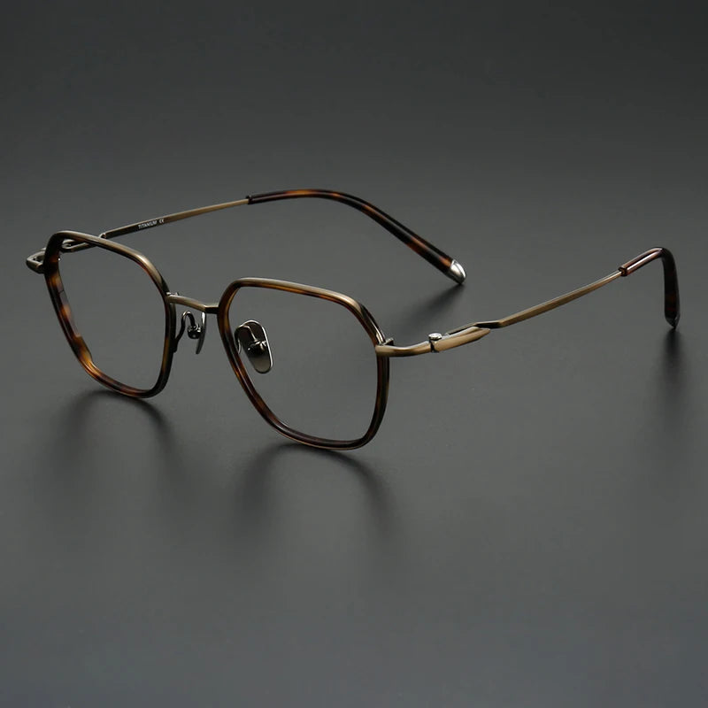 Muzz SH0076 unisex pure titanium acetate prescription eyeglasses — view 4