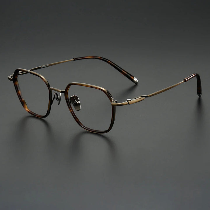 Muzz SH0076 unisex pure titanium acetate prescription eyeglasses — view 4